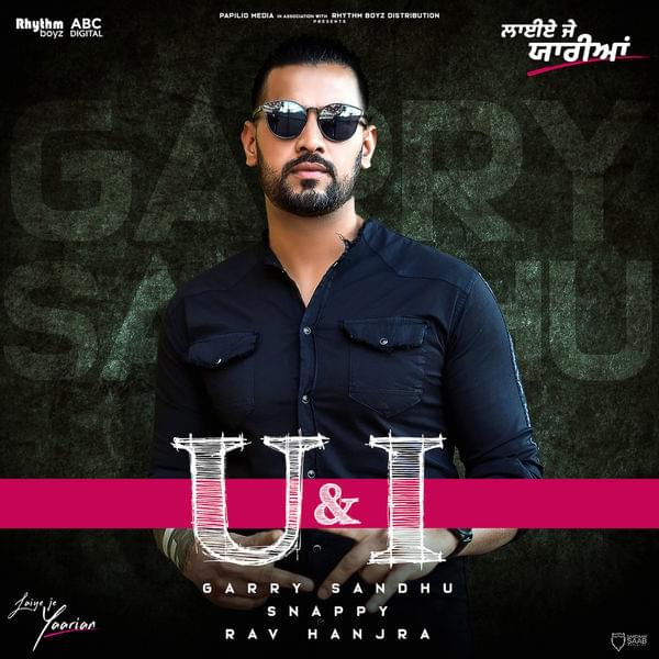 Album cover art for "U & I" by Garry Sandhu