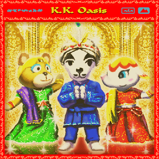 Album cover art for "けけマハラジャ (K.K. Oasis)" by K.K. Slider