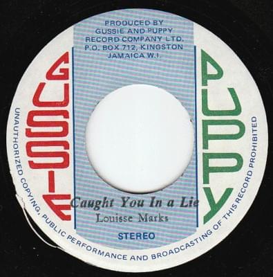 Album cover art for "Caught You in a Lie" by Louisa Mark