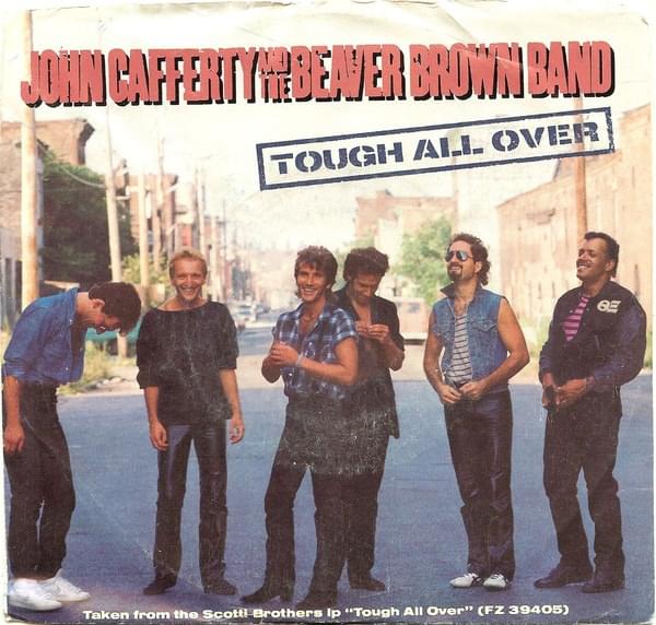 Album cover art for "Tough All Over" by John Cafferty & The Beaver Brown Band