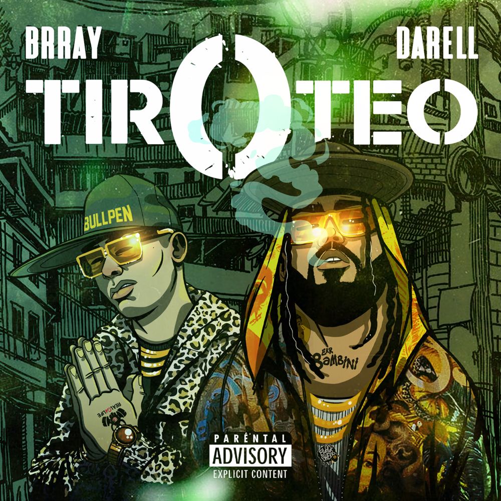 Album cover art for "Cero Tiroteo" by Brray