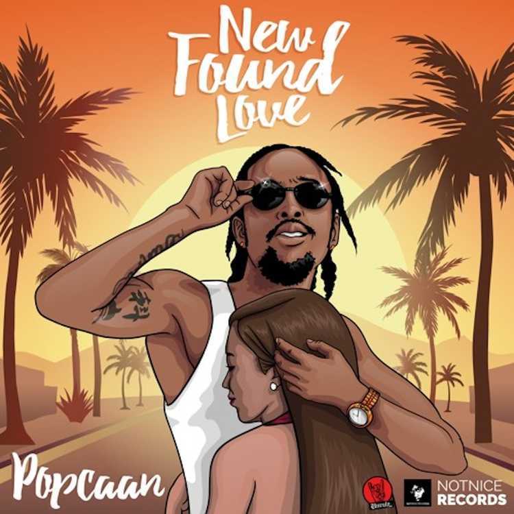 Album cover art for "New Found Love" by Popcaan