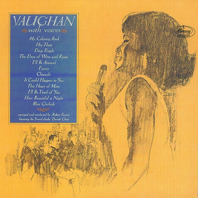 Album cover art for "I’ll Be Around" by Sarah Vaughan