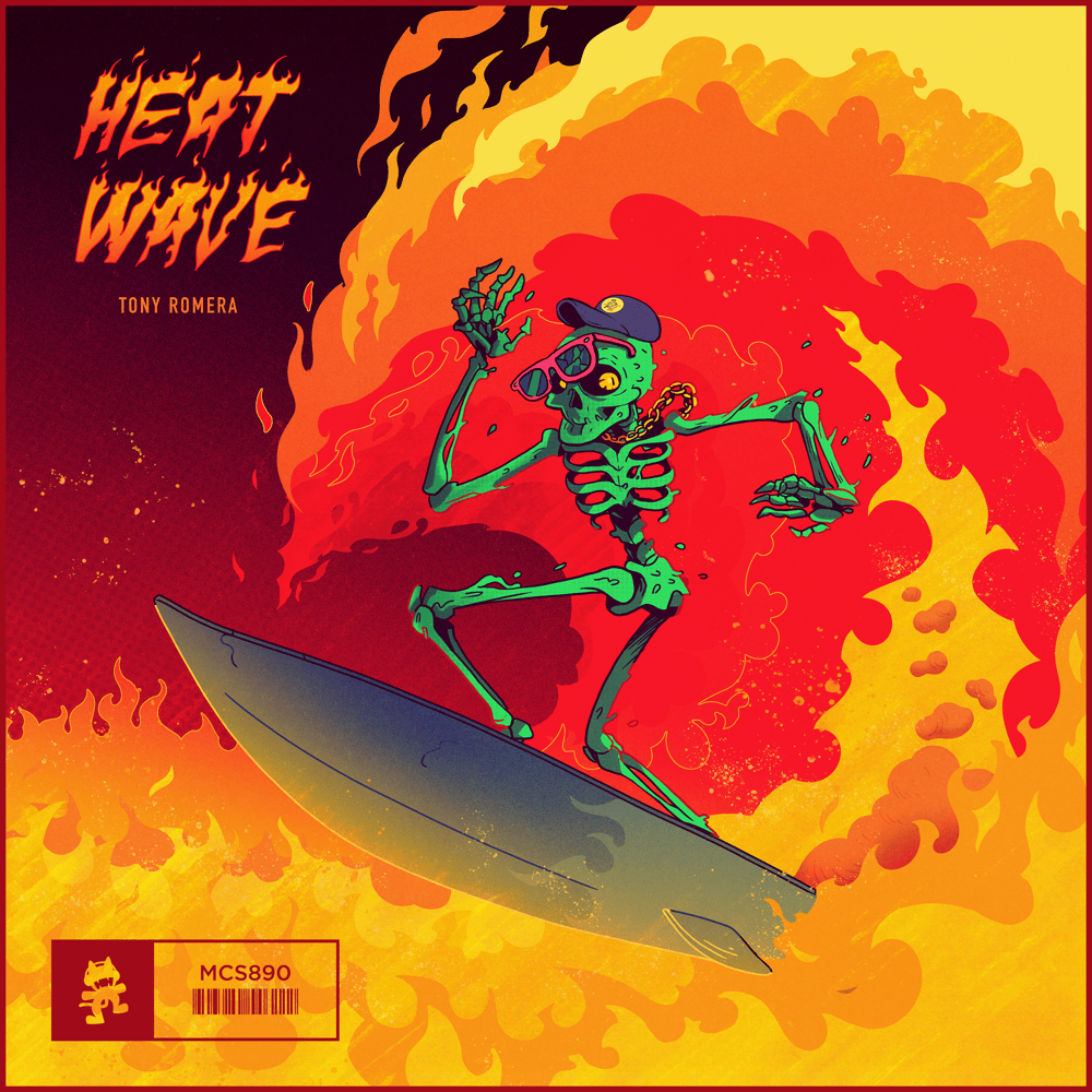 Album cover art for "Heat Wave" by Tony Romera