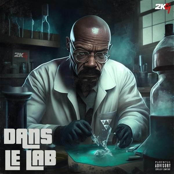 Album cover art for "Dans le Lab" by Slim C