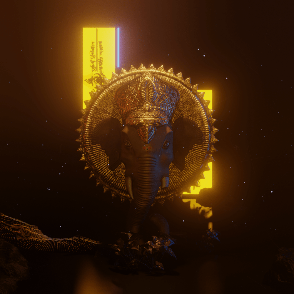 Album cover art for "Mantra" by MOKSH & Baesur