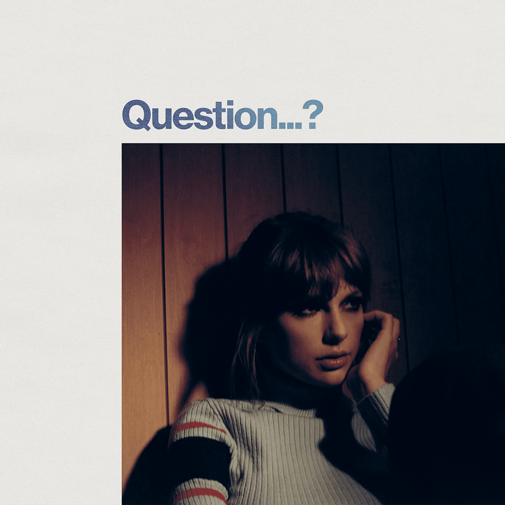 Album cover art for "Question...?" by Taylor Swift