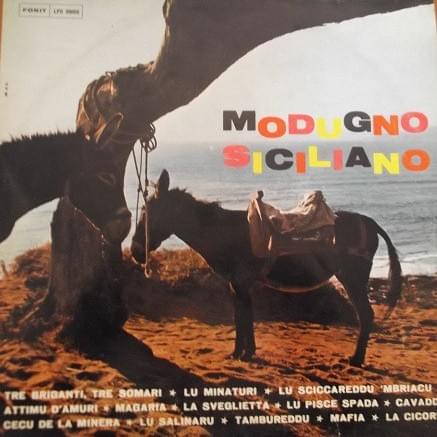Album cover art for "Lu salinaru" by Domenico Modugno