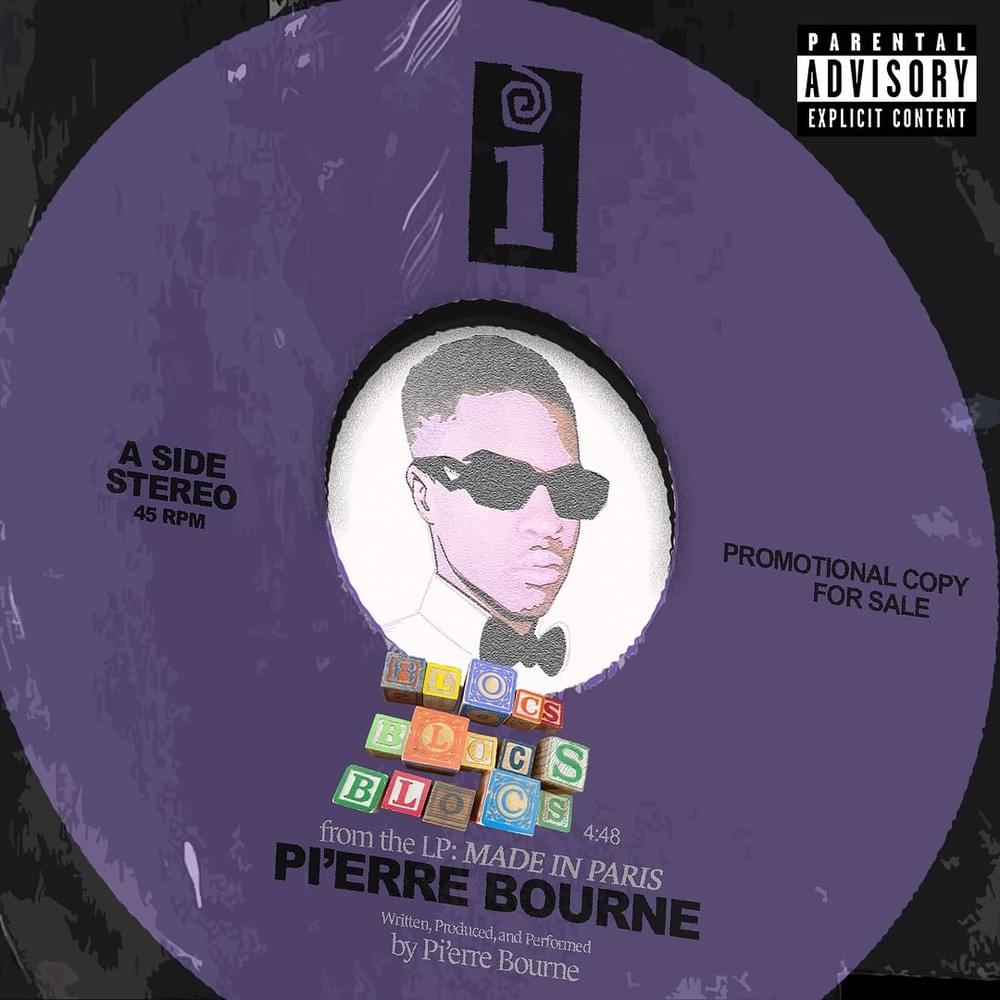 Album cover art for "Blocs" by Pi’erre Bourne