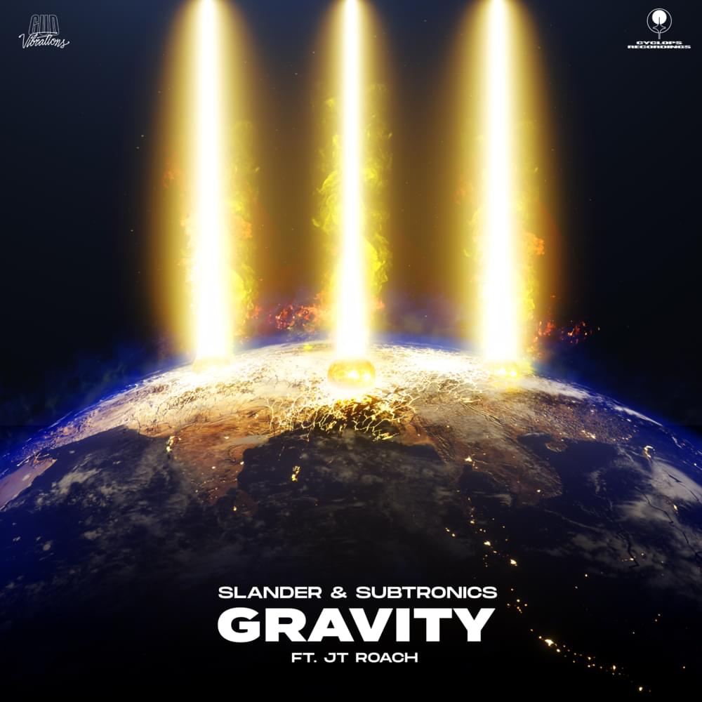 Album cover art for "Gravity" by SLANDER & JT Roach
