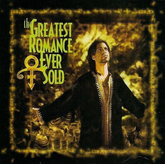 Album cover art for "The Greatest Romance Ever Sold" by Prince
