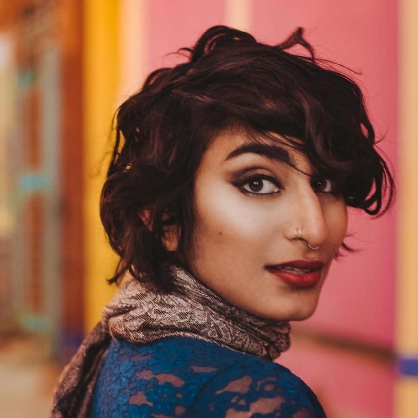 Album cover art for "Again" by Fatimah Asghar
