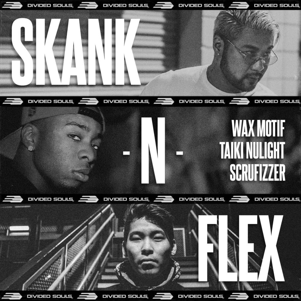 Album cover art for "Skank N Flex" by Wax Motif