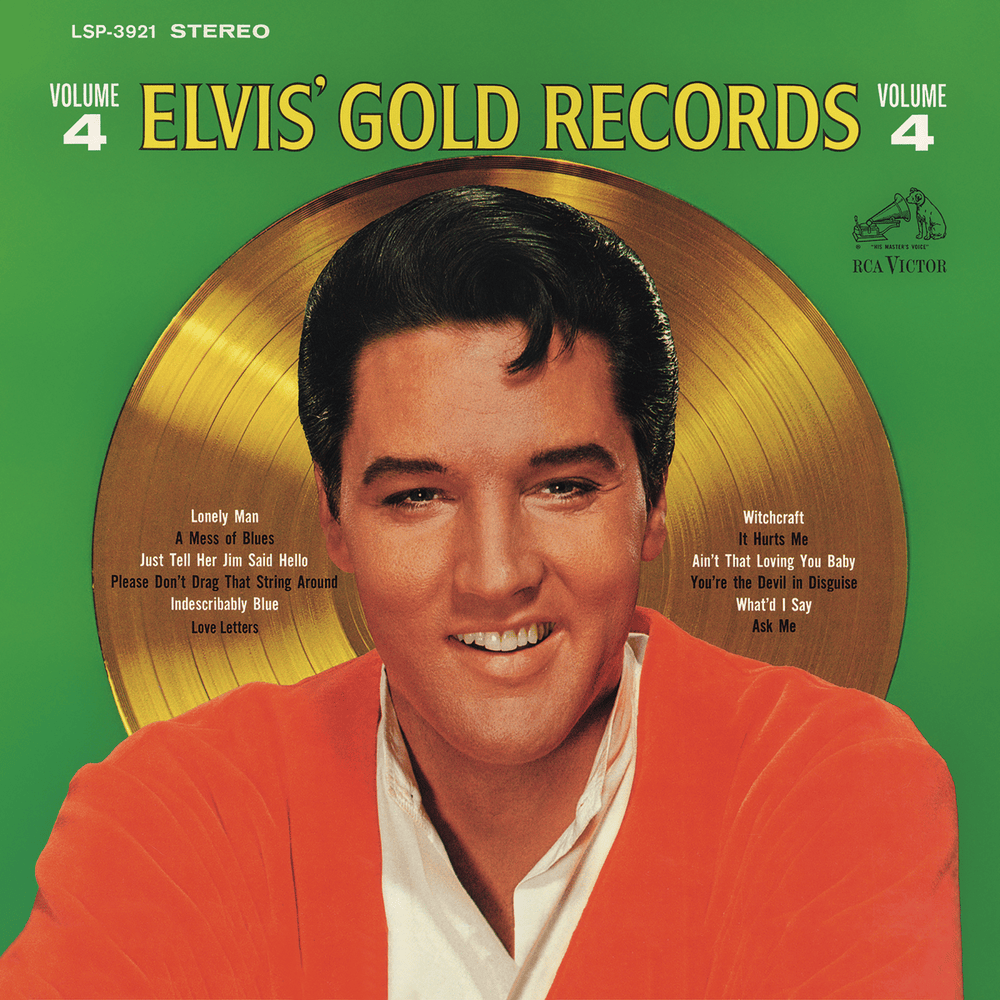Album cover art for "Indescribably Blue" by Elvis Presley