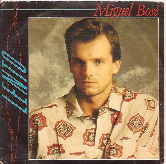 Album cover art for "Lento" by Miguel Bosé