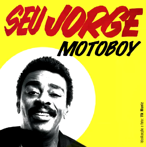 Album cover art for "Motoboy" by Seu Jorge