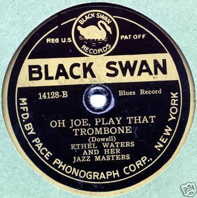 Album cover art for "Oh Joe, Play That Trombone" by Ethel Waters