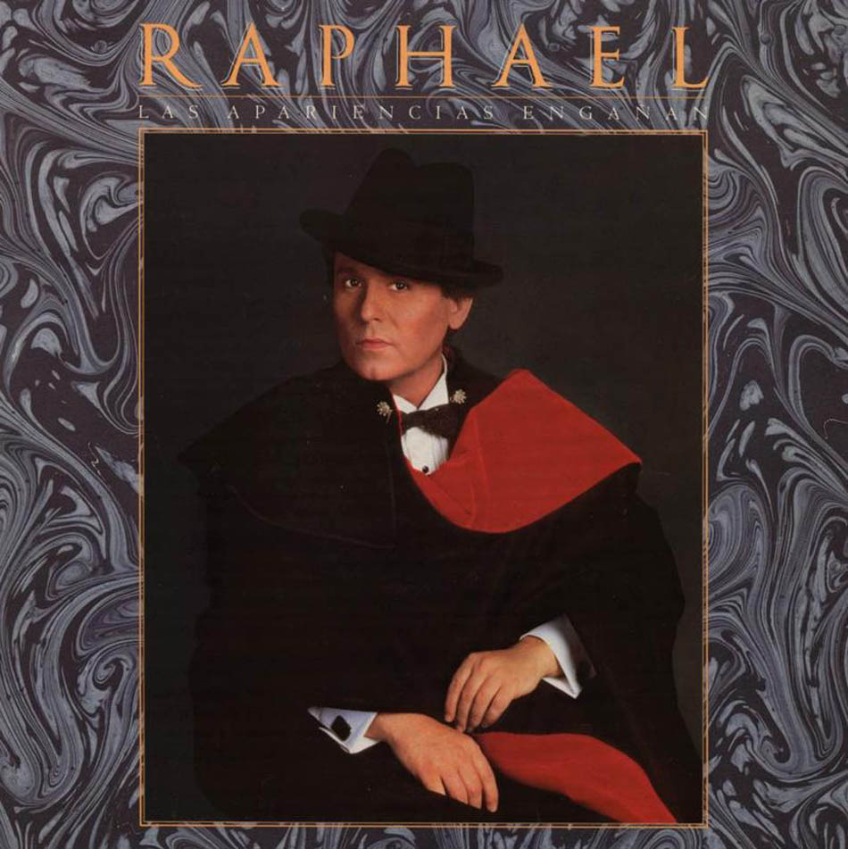 Album cover art for "Toco madera" by Raphael (ESP)