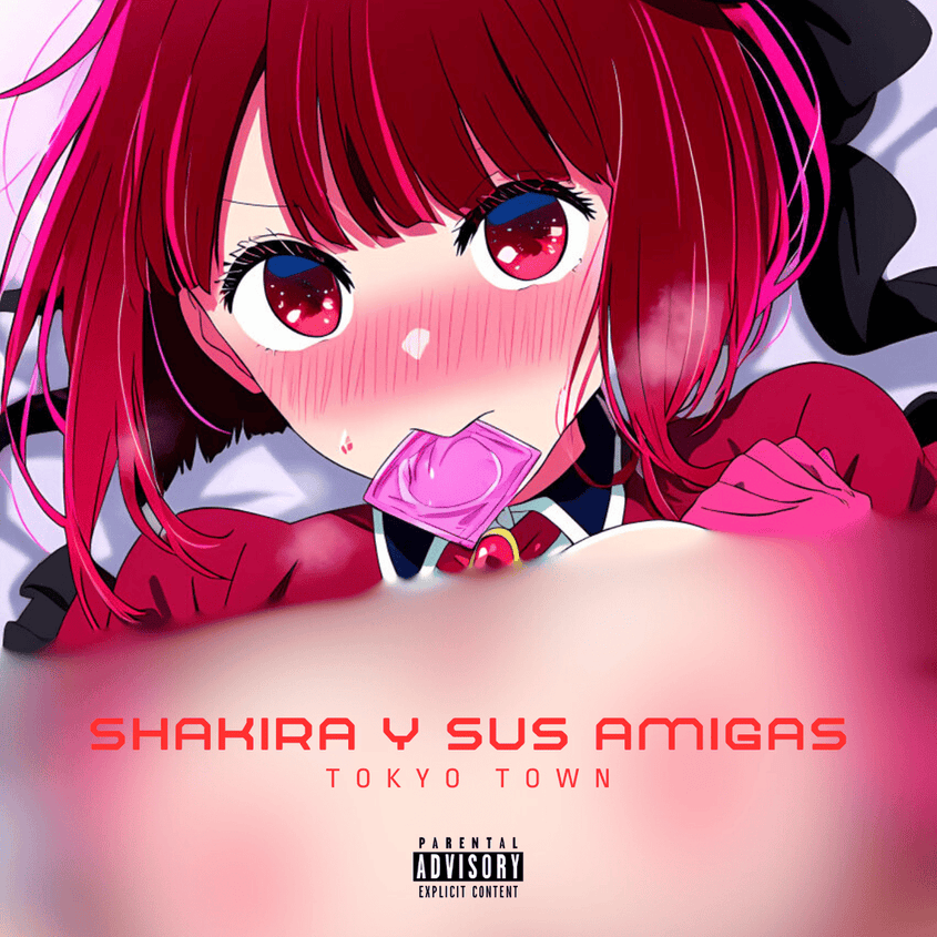 Album cover art for "SHAKIRA Y SUS AMIGAS" by Tokyo Town