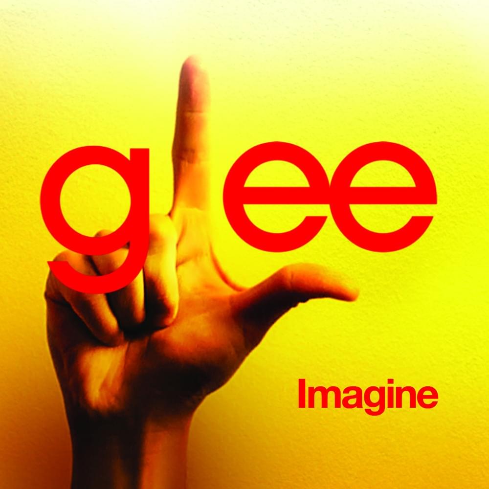 Album cover art for "Imagine" by Glee Cast