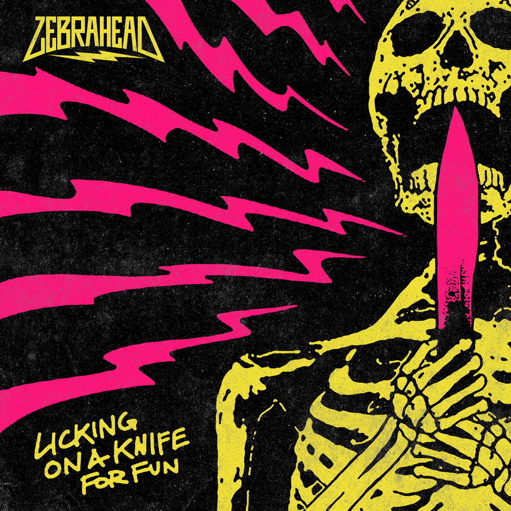 Album cover art for "Licking on a Knife for Fun" by Zebrahead