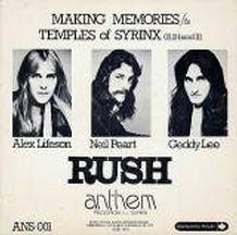 Album cover art for "Making Memories" by Rush