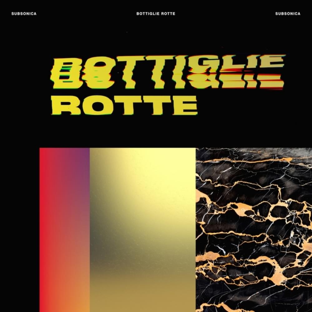 Album cover art for "Bottiglie rotte" by Subsonica