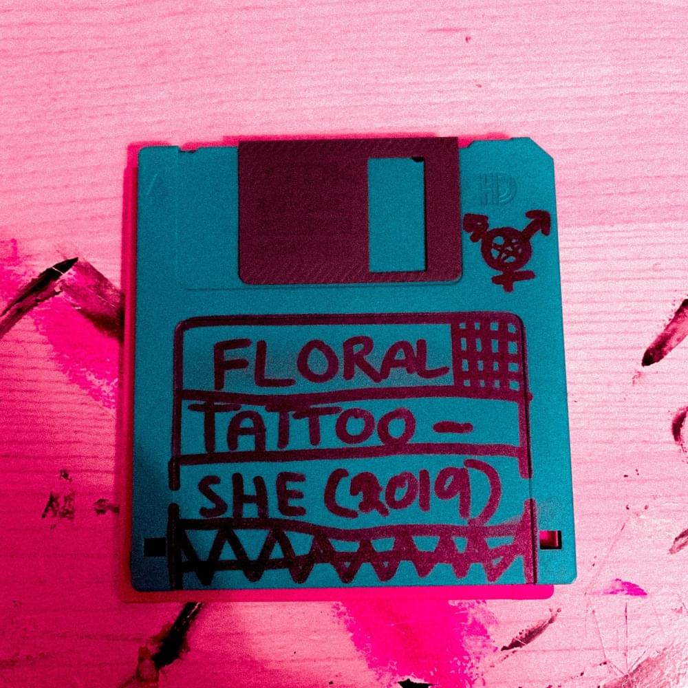 Album cover art for "She" by Floral Tattoo