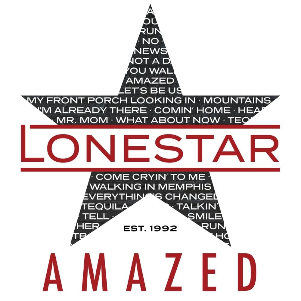 Album cover art for "Amazed (2023 Version)" by Lonestar