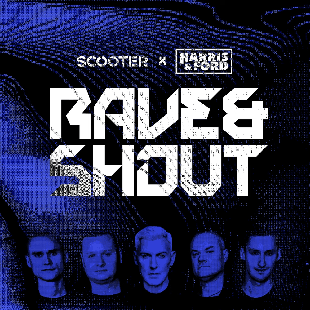 Album cover art for "Rave & Shout" by Scooter