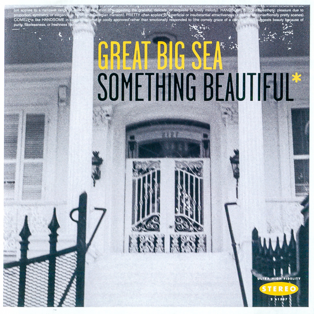 Album cover art for "Something Beautiful" by Great Big Sea
