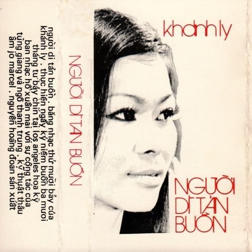 Album cover art for "Người Di Tản Buồn" by Khánh Ly