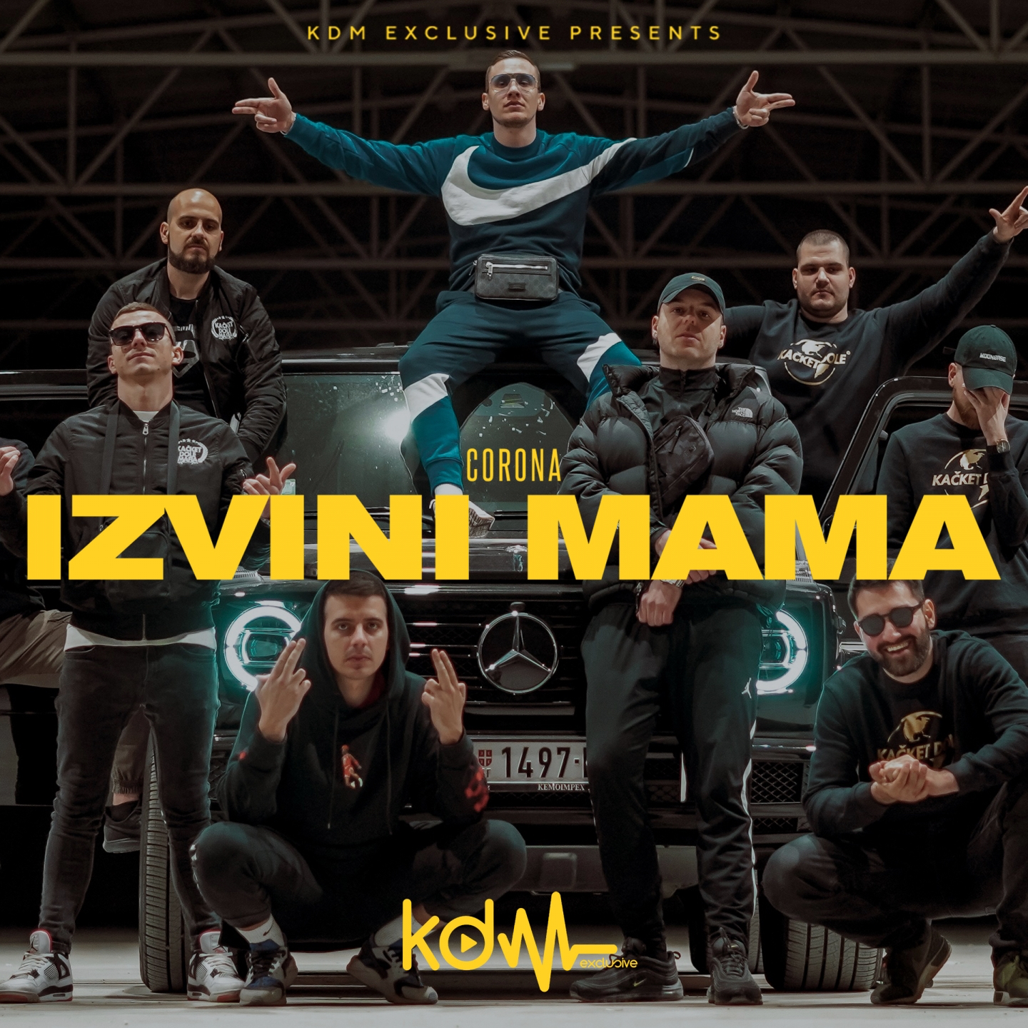 Album cover art for "Izvini Mama" by Corona