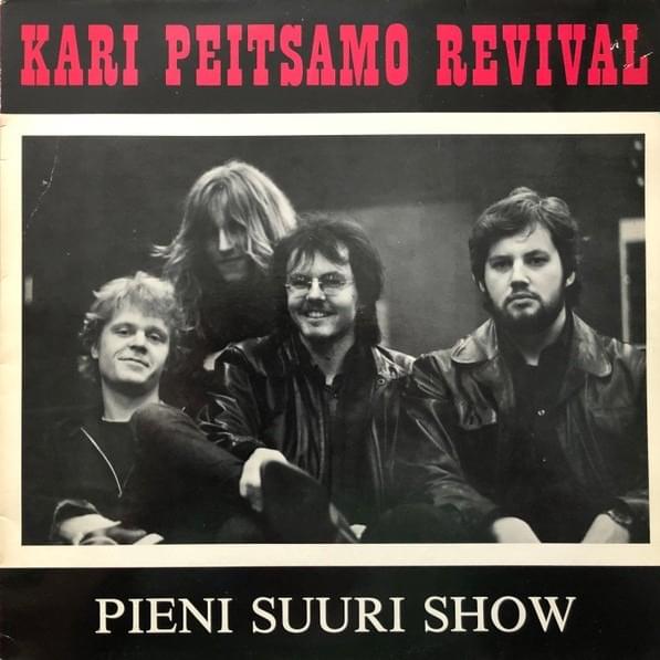 Album cover art for "Rokaten ympäri maailman" by Kari Peitsamo Revival