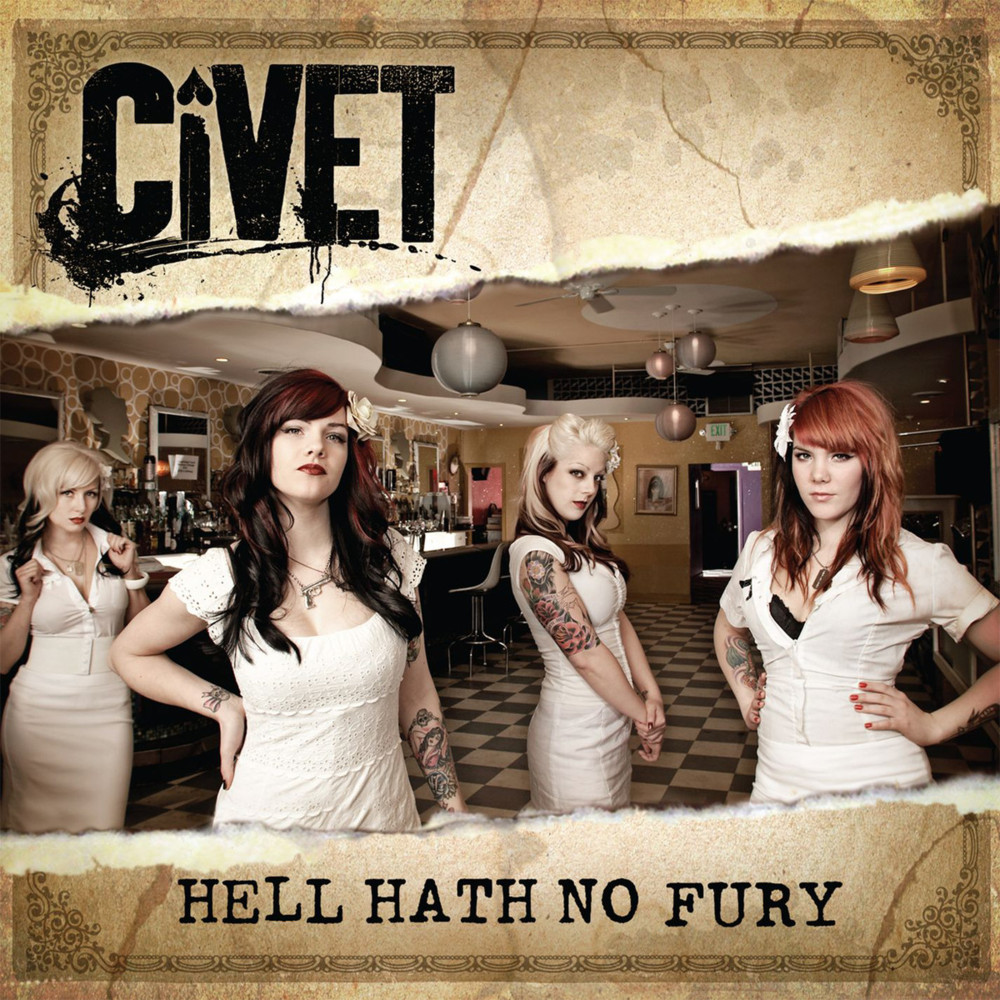Album cover art for "Hell Hath No Fury" by Civet