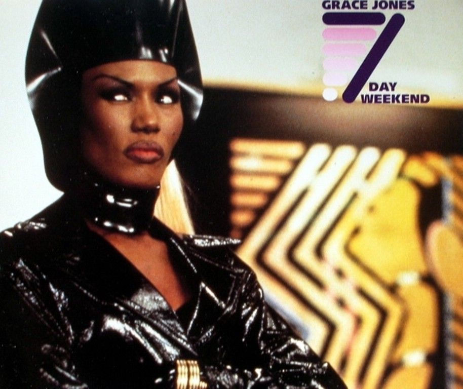 Album cover art for "7 Day Weekend" by Grace Jones
