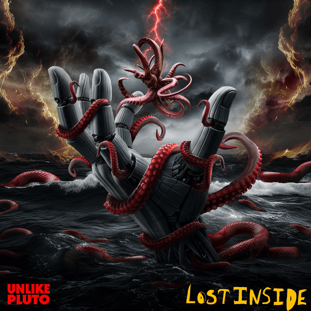 Album cover art for "Lost Inside" by Unlike Pluto