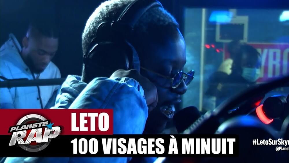 Album cover art for "100 Visages � minuit" by Leto