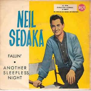 Album cover art for "Fallin’" by Neil Sedaka