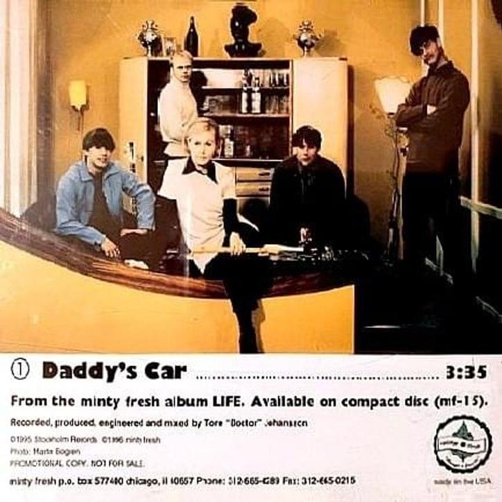 Album cover art for "Daddy’s Car" by The Cardigans