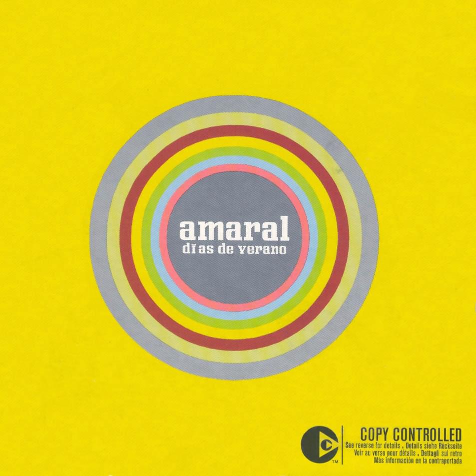 Album cover art for "Días De Verano" by Amaral