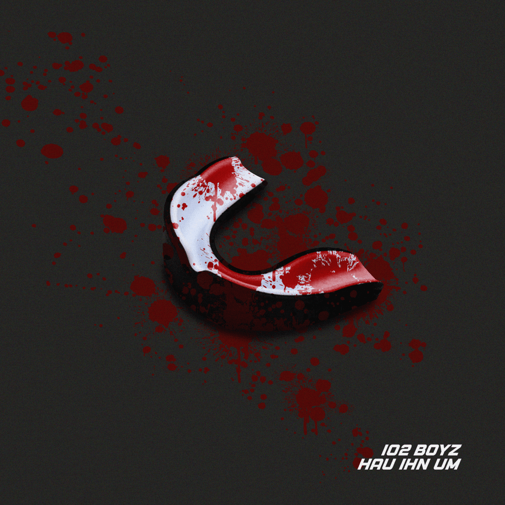 Album cover art for "Hau ihn um" by 102 Boyz & Toni102 & Chapo102 & Kkuba102