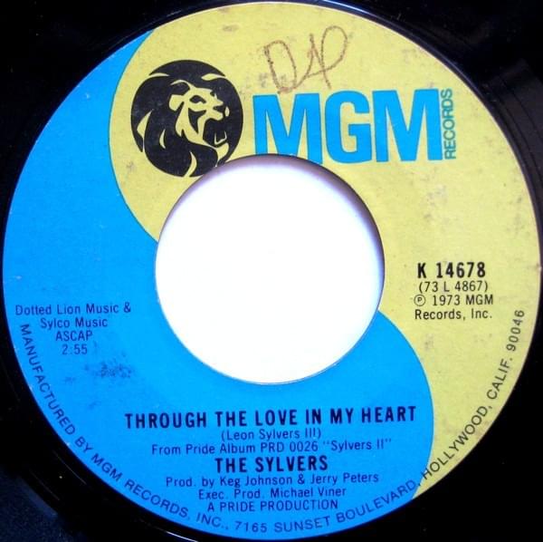 Album cover art for "Through The Love In My Heart" by The Sylvers