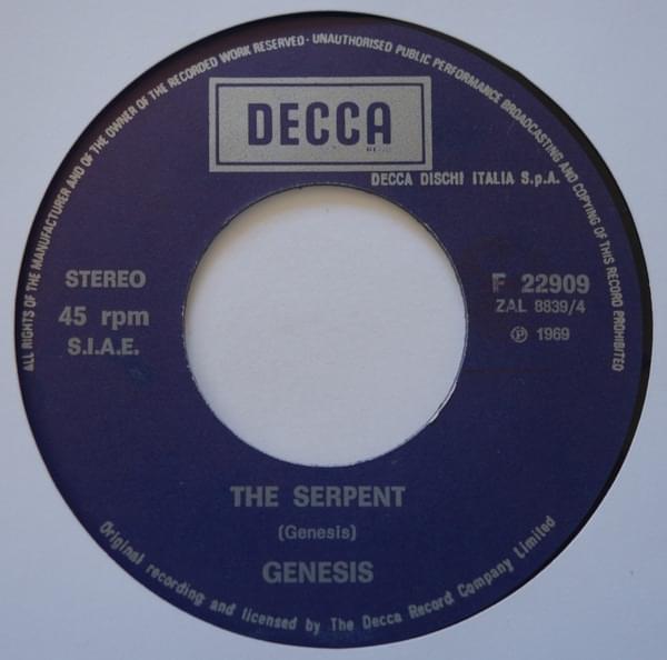 Album cover art for "The Serpent" by Genesis