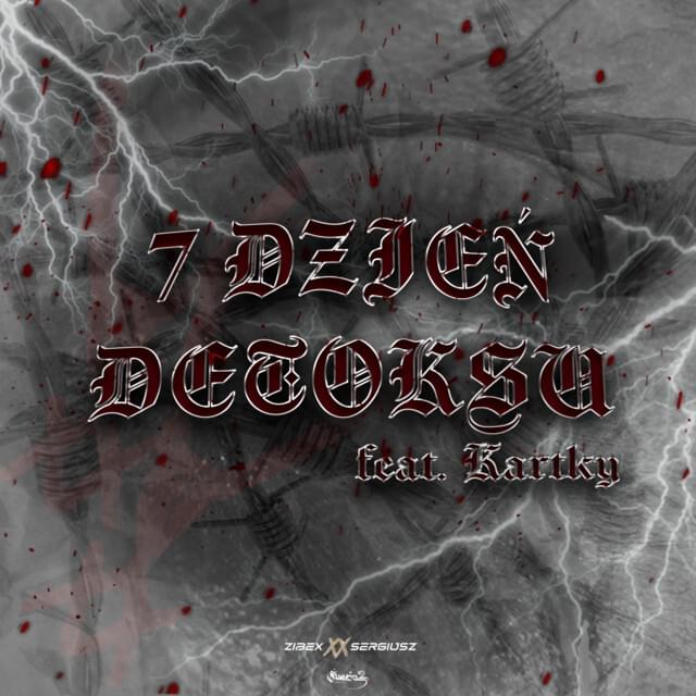 Album cover art for "7 dzień detoxu" by Zibex & Kartky