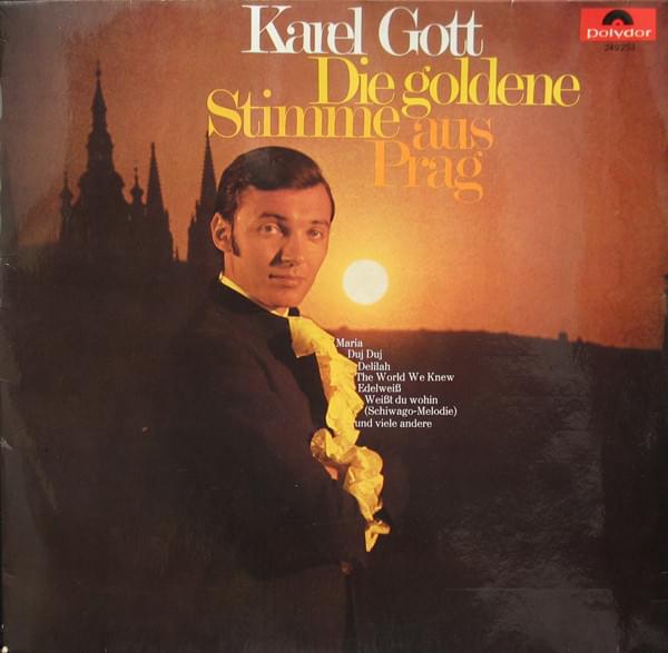Album cover art for "Čas růží (Delilah)" by Karel Gott