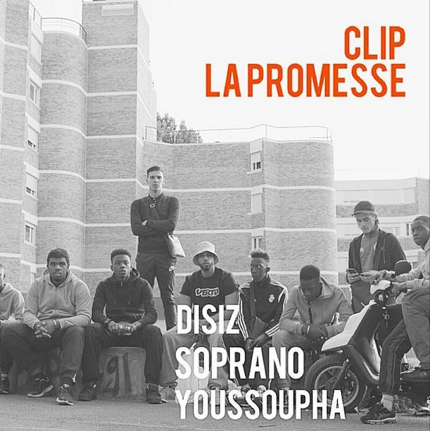 Album cover art for "La promesse" by Disiz & Youssoupha & Soprano