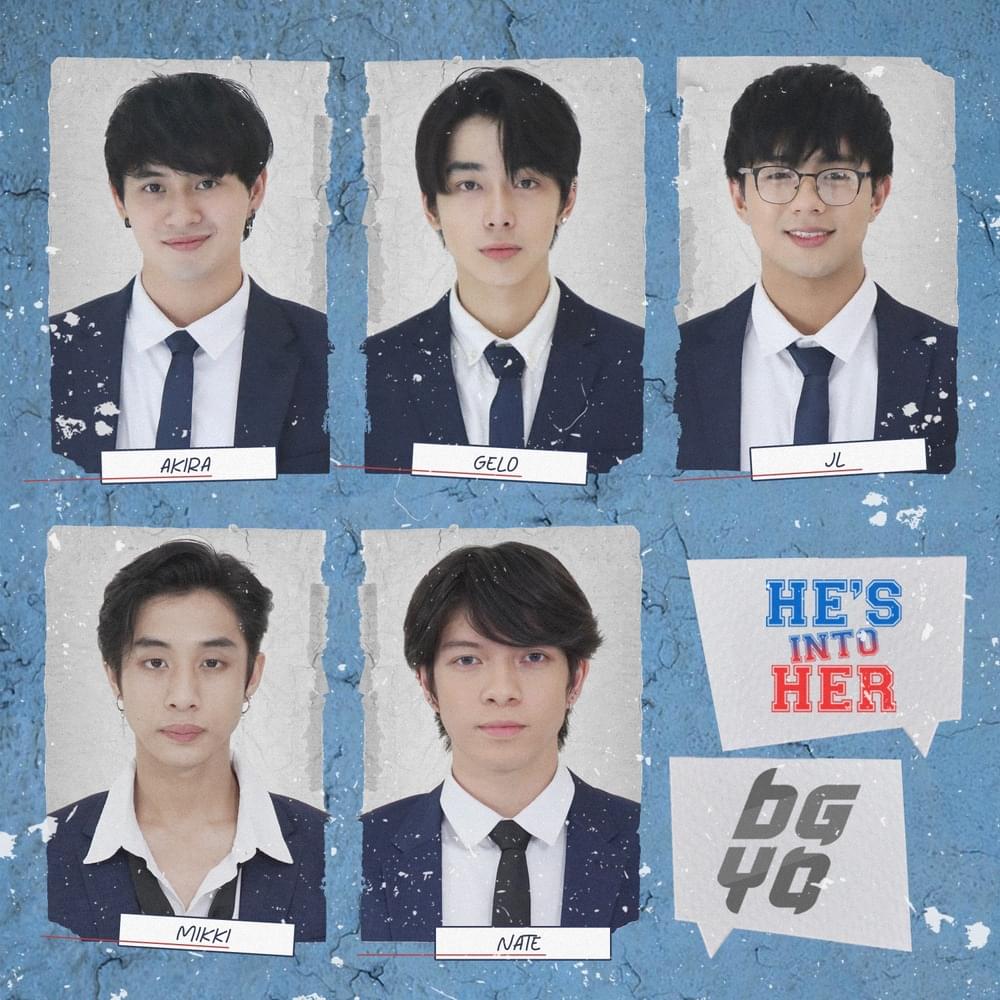 Album cover art for "He’s Into Her" by BGYO