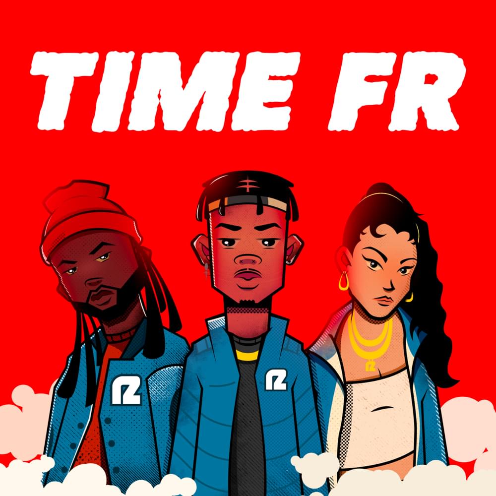 Album cover art for "Time FR" by Red Tips