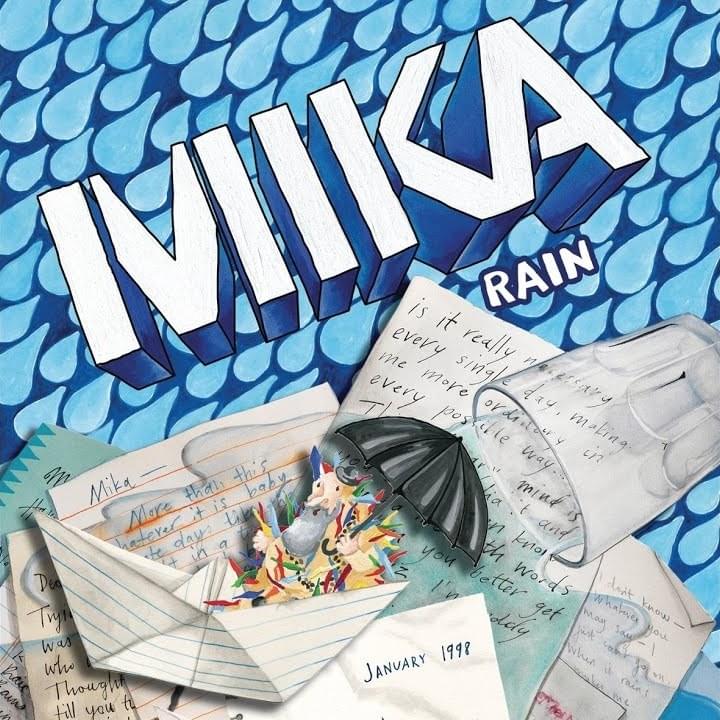 Album cover art for "Rain" by MIKA